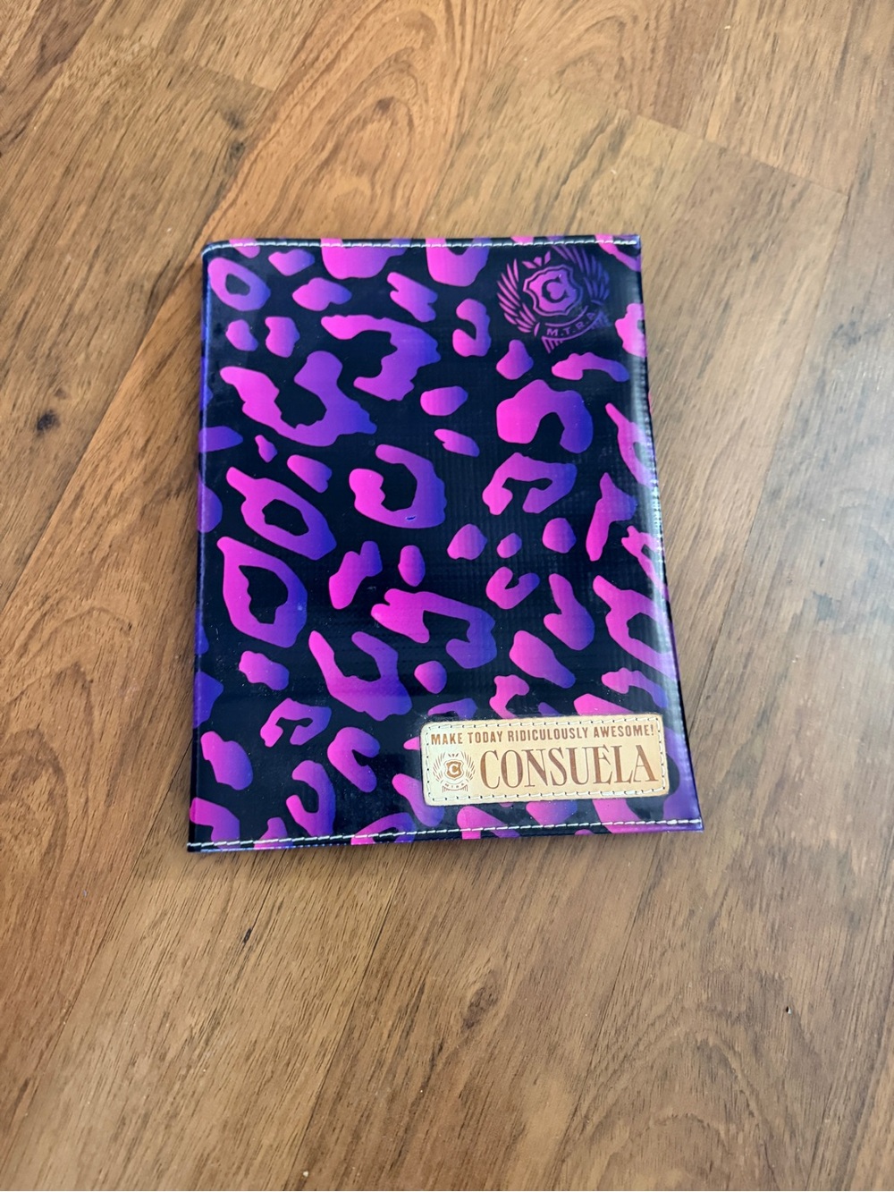 Consuela Pink & Purple Leopard Passport Cover